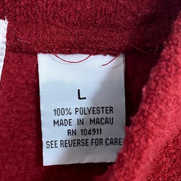 Lighthouse Apparel Christmas Sweater Womens Large Red You're Never Fully Dressed - Picture 5 of 10